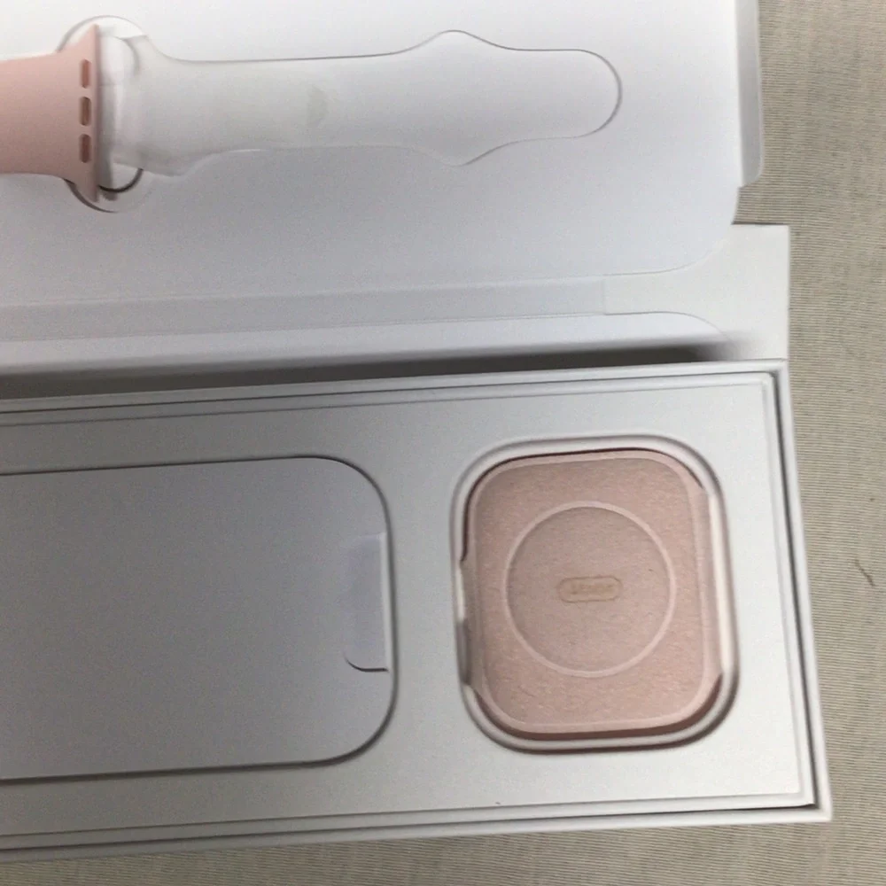 Apple Series 4 Gold Aluminum with Pink Band parts only